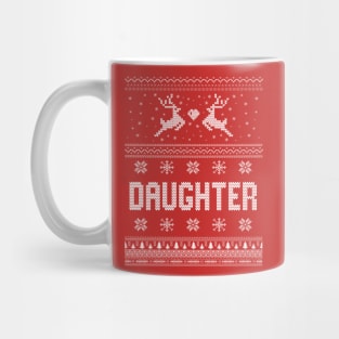 Daughter - Ugly Christmas Sweaters Mug